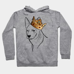 Australian Cattle Dog King Queen Wearing Crown Hoodie